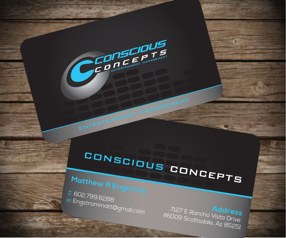 Diseño de Tarjeta de Presentación por Aaaron para Conscious Concepts | Diseño #3403653
