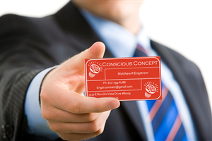 Diseño de Tarjeta de Presentación por J.S Designs para Conscious Concepts | Diseño: #3390840