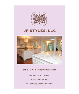 Business Card Design by Bernadette Redmayne for JPStyles | Design #3200695
