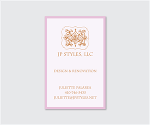Business Card Design by dxp for JPStyles | Design: #3199777