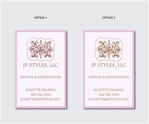 Business Card Design by dxp for JPStyles | Design: #3232307