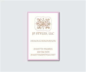 Business Card Design by dxp for JPStyles | Design: #3255992