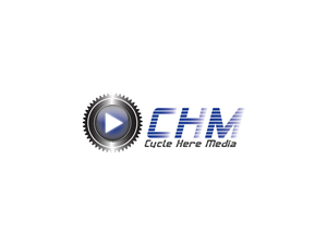 CycleHere Media  - (optional tagline) Geared To Air Your Business | Logo Design by P.O.Design