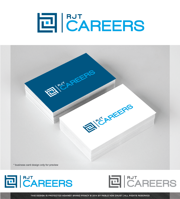 Logo Design by Pablo Von Crust for RJT Careers | Design: #3159938