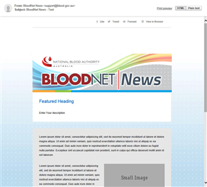 Design de Newsletter par The Freelance Designer pour National Blood Authority | Design : #3165230
