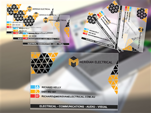 Visitenkarten-Design von Sandaruwan für Meridian Electrical Pty Ltd | Design #3157690