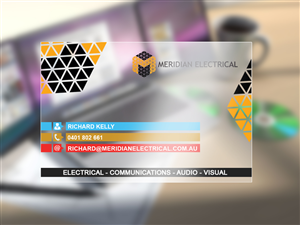 Electrician Needs A Business Card | Business Card Design by Sandaruwan