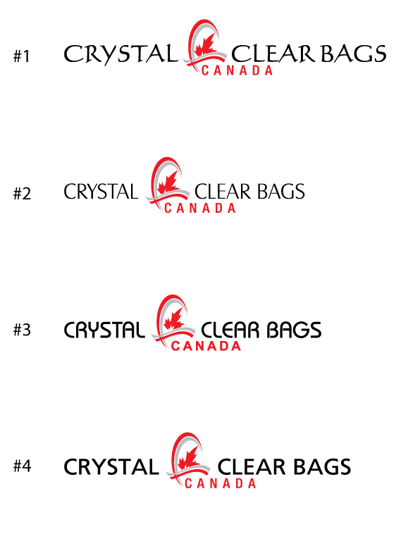Logo Design by Khaleelullah Chemnad for Crystal Clear Bags Canada | Design: #3782