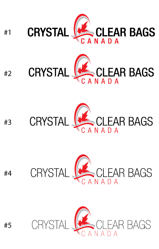 Logo Design by Khaleelullah Chemnad for Crystal Clear Bags Canada | Design: #3783