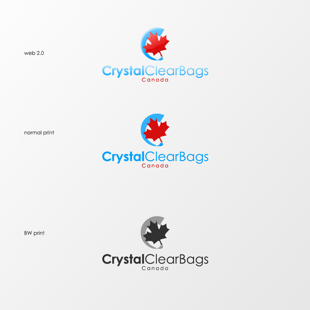 Logo Design by Naranbat Jargalsaikhan for Crystal Clear Bags Canada | Design #4546