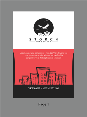 Brochure Design by kousik for Storch Immobilien | Design: #3290541