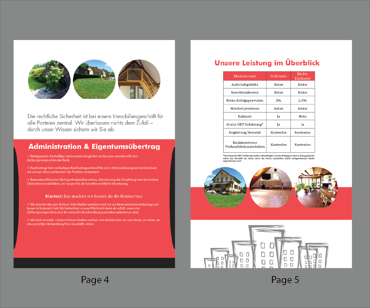 Diseño de Brochure por kousik para Storch Immobilien | Diseño #3290549