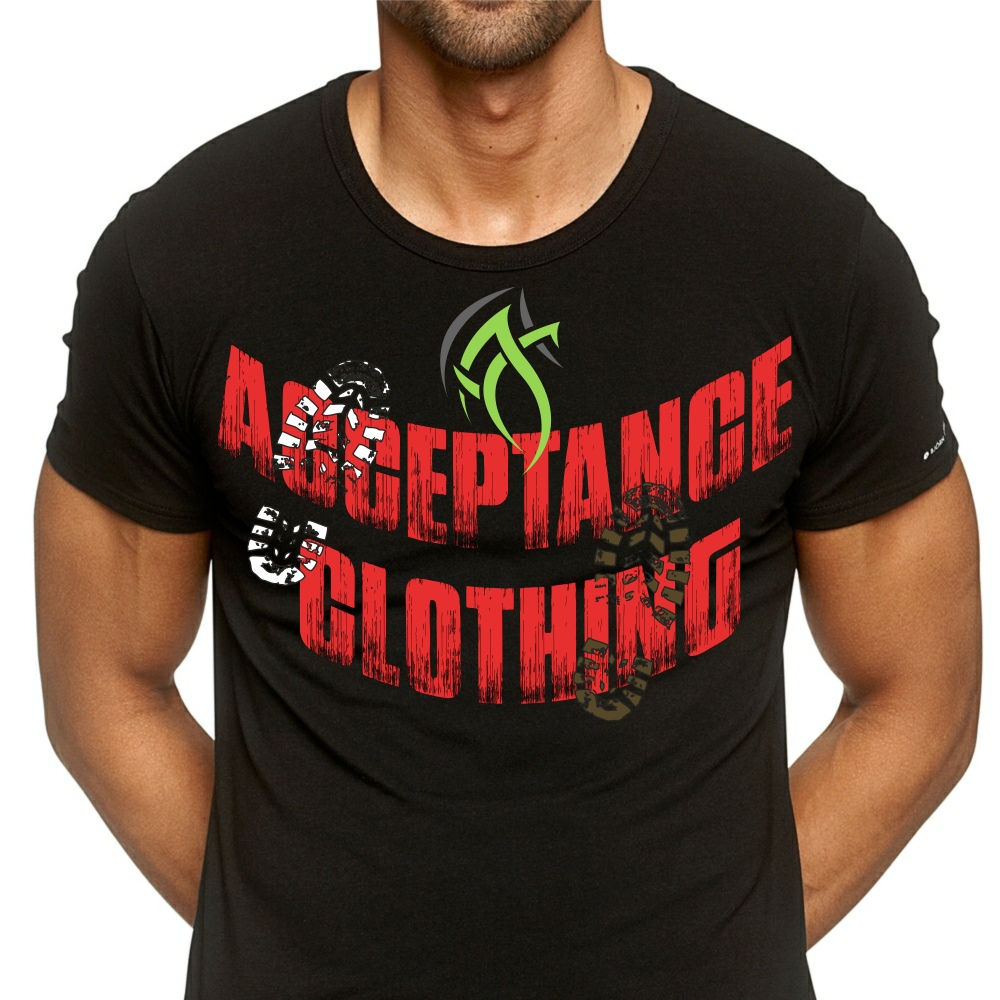 T-shirt Design by SeXtreme for Acceptance Clothing | Design #3217715