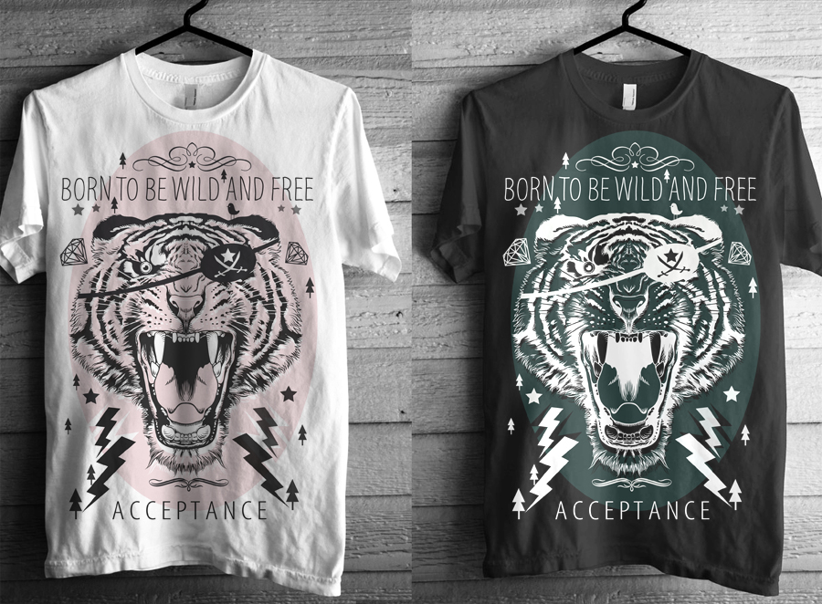 T-shirt Design by DUBIOSUL for Acceptance Clothing | Design #3217191