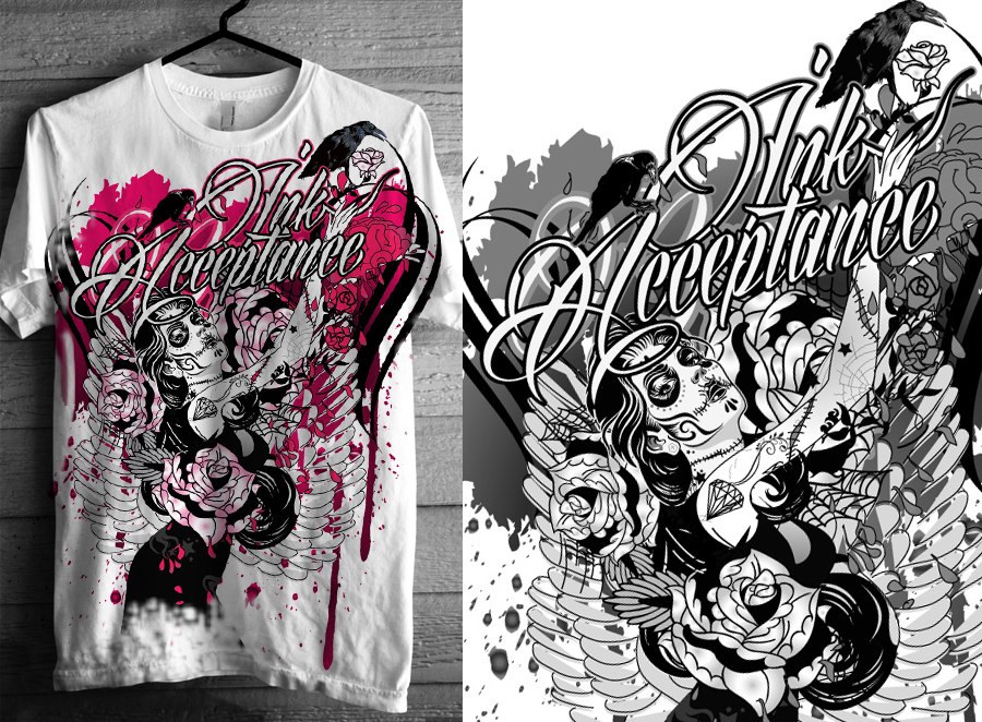T-shirt Design by DUBIOSUL for Acceptance Clothing | Design #3217205