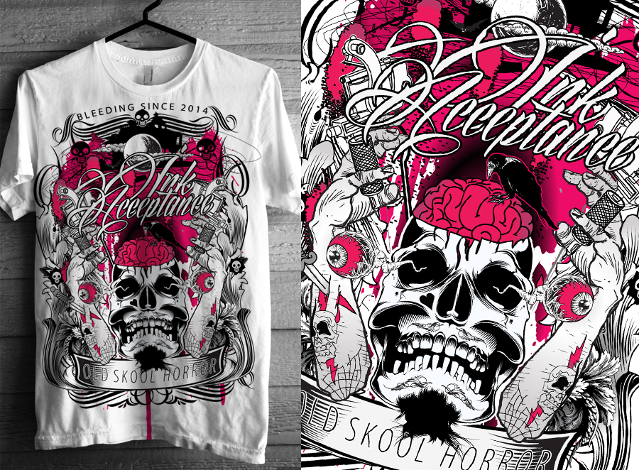 T-shirt Design by DUBIOSUL for Acceptance Clothing | Design #3217206