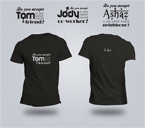 T-shirt Design by Ermina for Acceptance Clothing | Design: #3178099