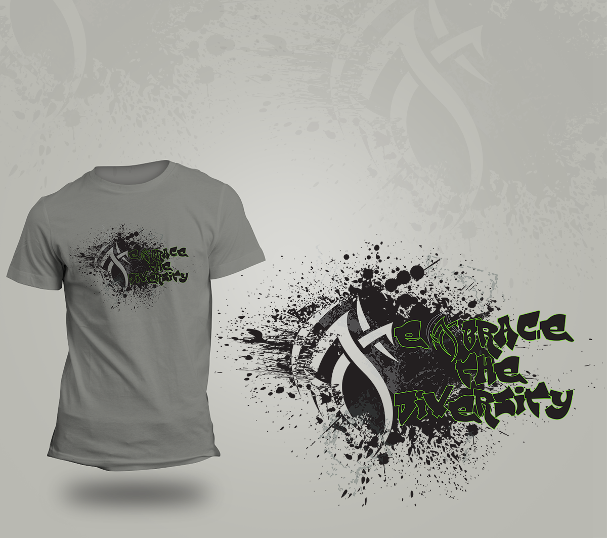 T-shirt Design by Ermina for Acceptance Clothing | Design #3226809