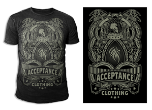 T-shirt Design by swo0osh for Acceptance Clothing | Design: #3213358