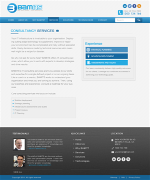Wordpress Design by JM for Scopus Consulting | Design: #3256596