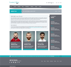 Web Design by Design Dude for Louis J Pty Ltd | Design: #3266696