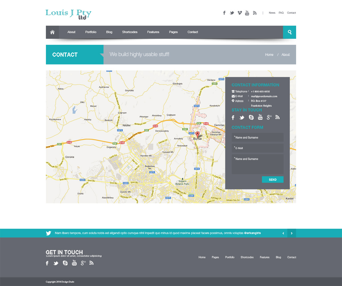 Web Design by Design Dude for Louis J Pty Ltd | Design #3266701
