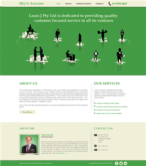 Web Design by Desire Design Solutions for Louis J Pty Ltd | Design: #3159136