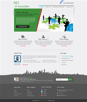 Web-Design von Desire Design Solutions für Louis J Pty Ltd | Design #3181502