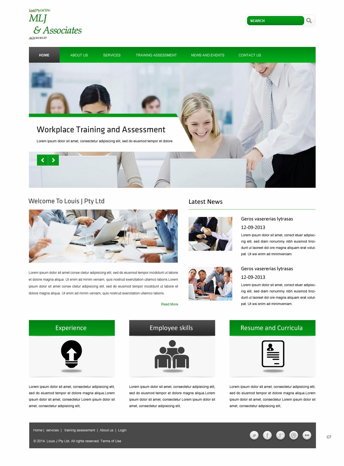 Web Design by pb for Louis J Pty Ltd | Design #3199557