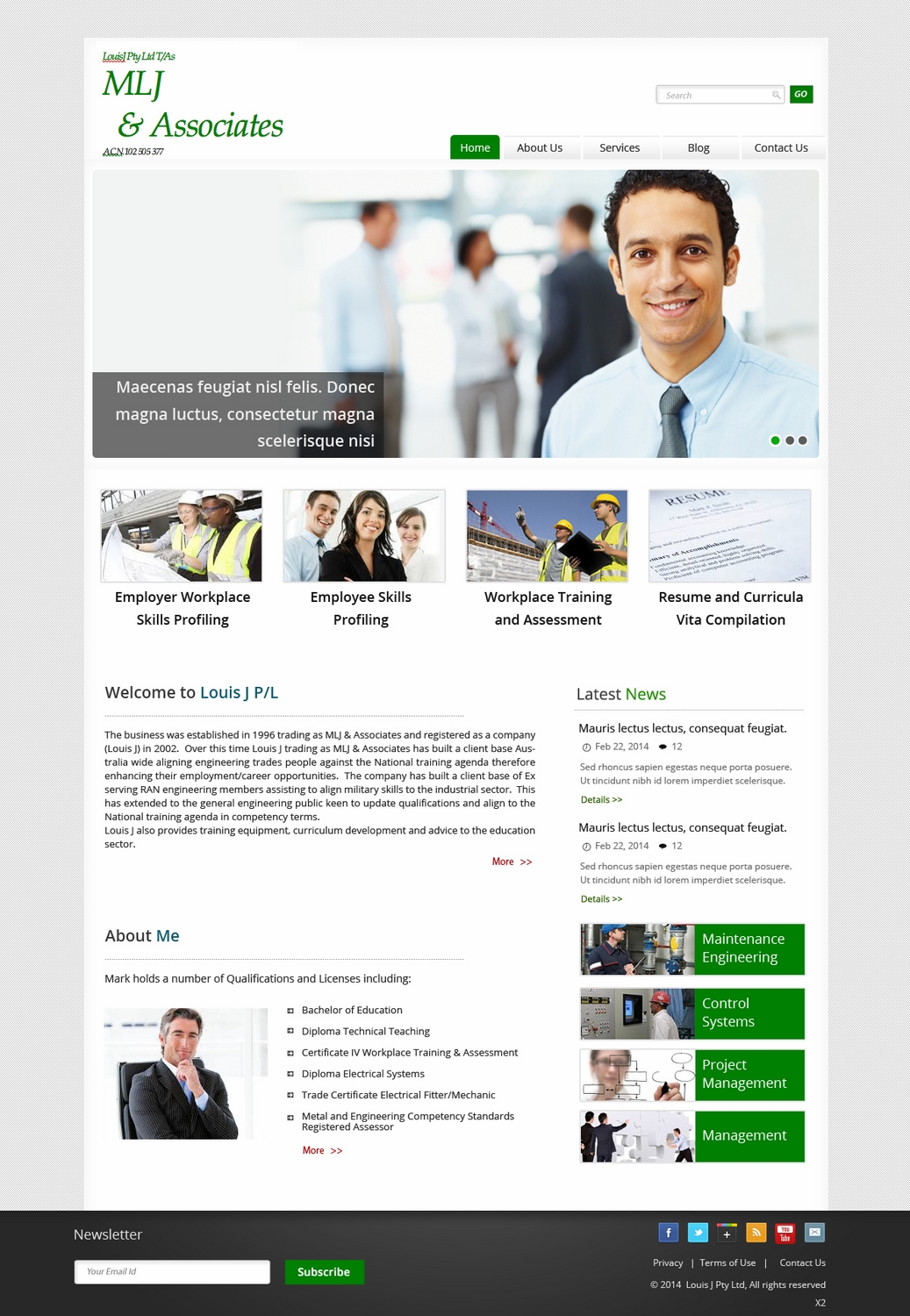 Web Design by pb for Louis J Pty Ltd | Design #3199559