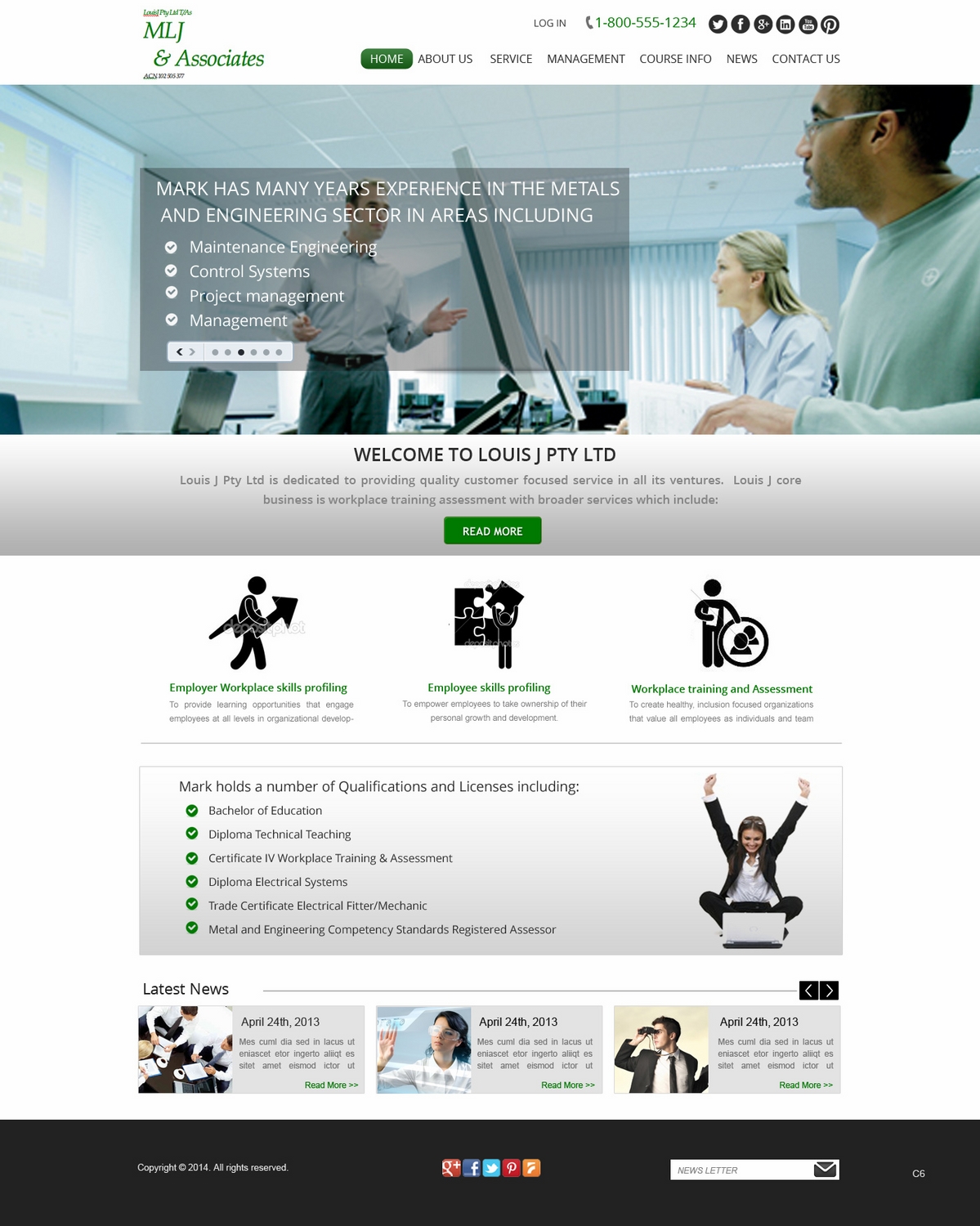 Web Design by pb for Louis J Pty Ltd | Design #3199570