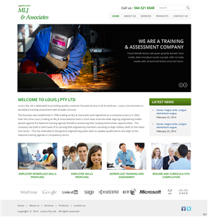 Web-Design von pb für Louis J Pty Ltd | Design: #3199571