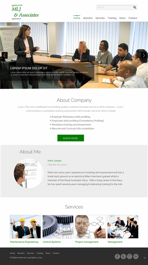 Web-Design von pb für Louis J Pty Ltd | Design: #3211546