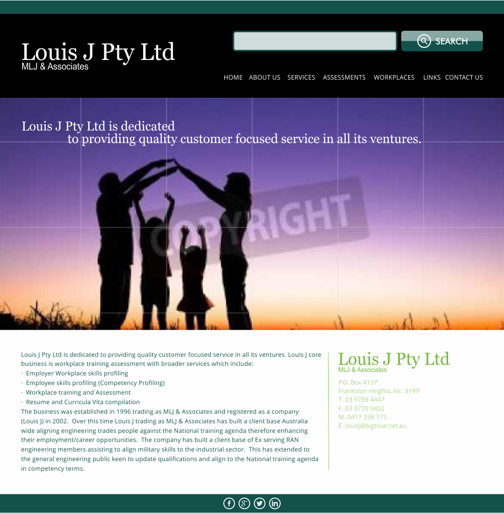 Web Design par barinix pour Louis J Pty Ltd | Design #3239751