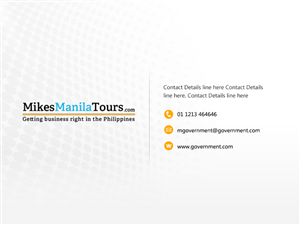 Diseño de PowerPoint por Best Design Hub para MikesManilaTours | Diseño: #3164019