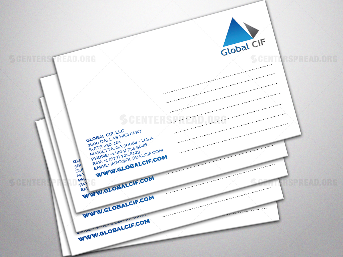 Postcard Design by CENTERSPREAD for Global CIF, LLC | Design #3252249