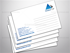 Postcard Design by CENTERSPREAD for Global CIF, LLC | Design: #3252249