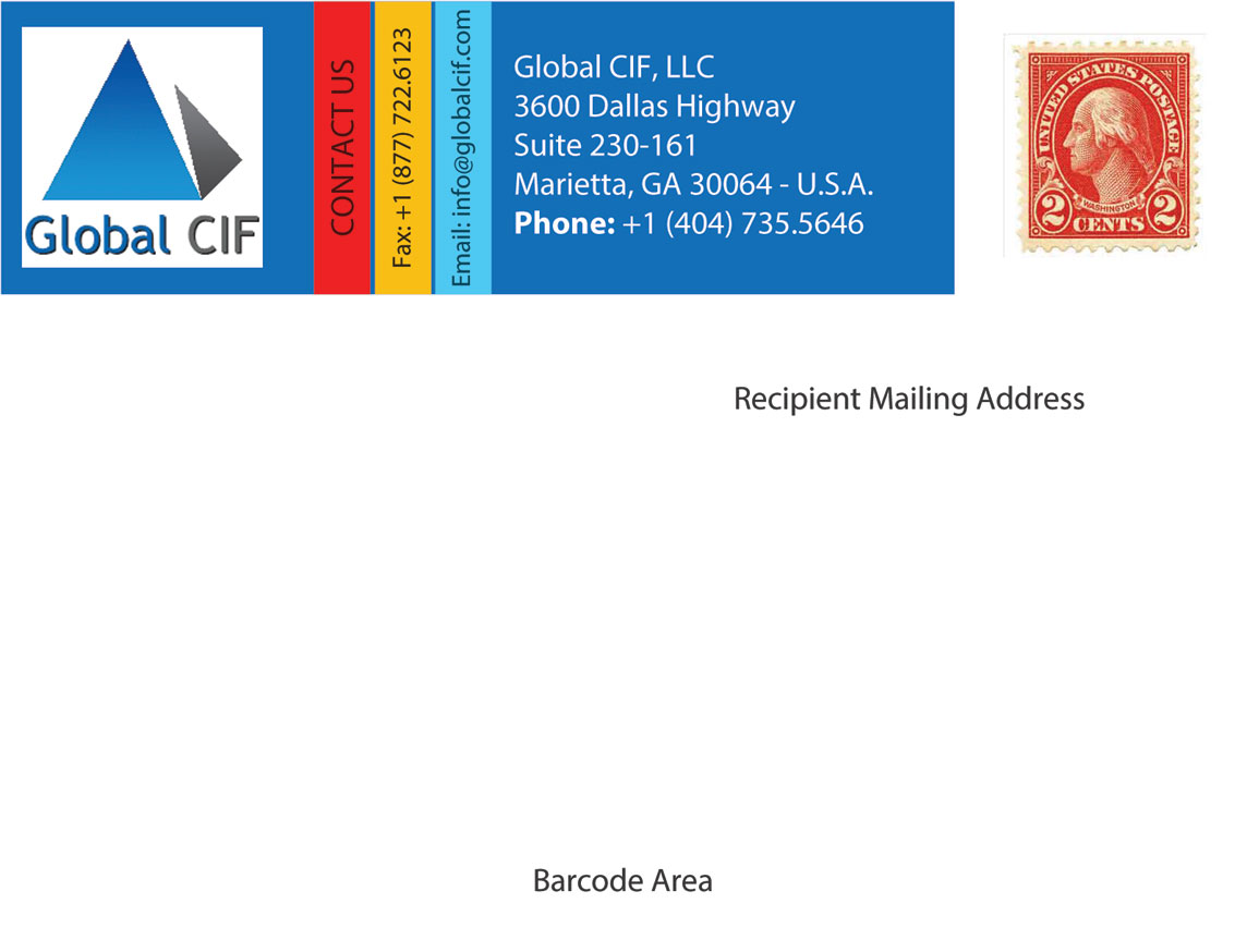 Postcard Design by Expert Designer for Global CIF, LLC | Design #3264900