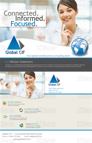 Postcard Design by SCOneme for Global CIF, LLC | Design #3226884