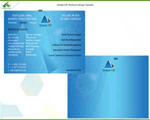 Postcard Design by AditiArts for Global CIF, LLC | Design #3226841