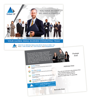 Postcard Design by creationz2011 for Global CIF, LLC | Design: #3264709