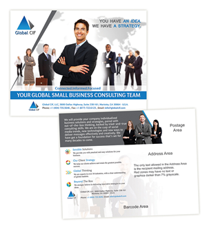 Postcard Design by creationz2011 for Global CIF, LLC | Design: #3273776