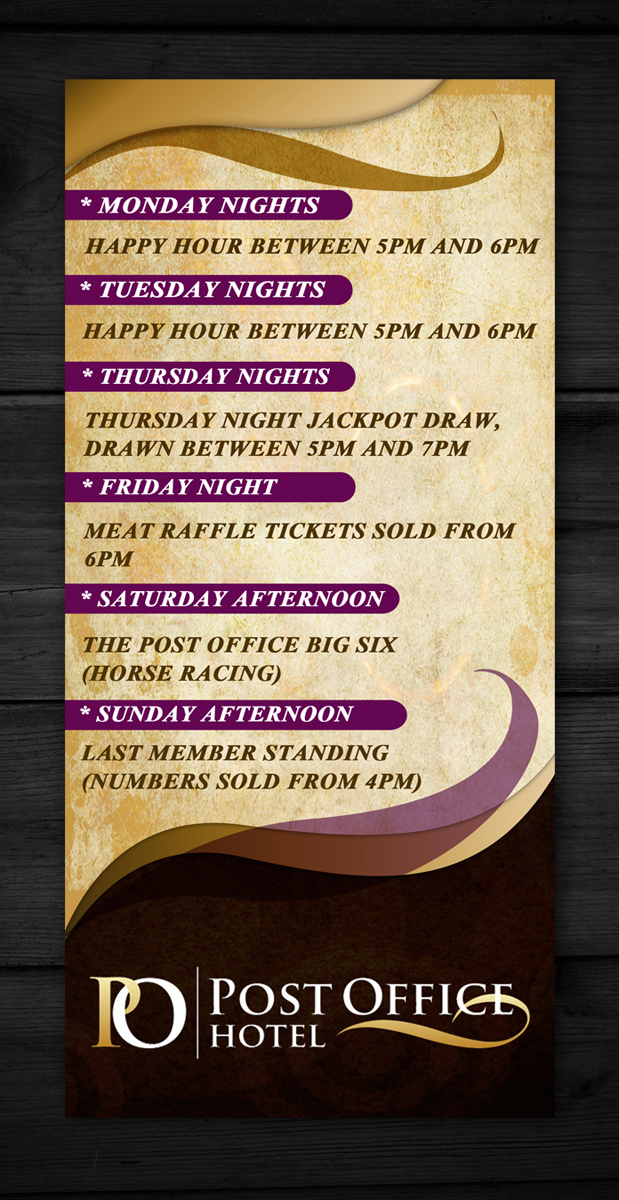 Flyer Design by ESolz Technologies for BKB Hotels Pty Ltd | Design #3167234