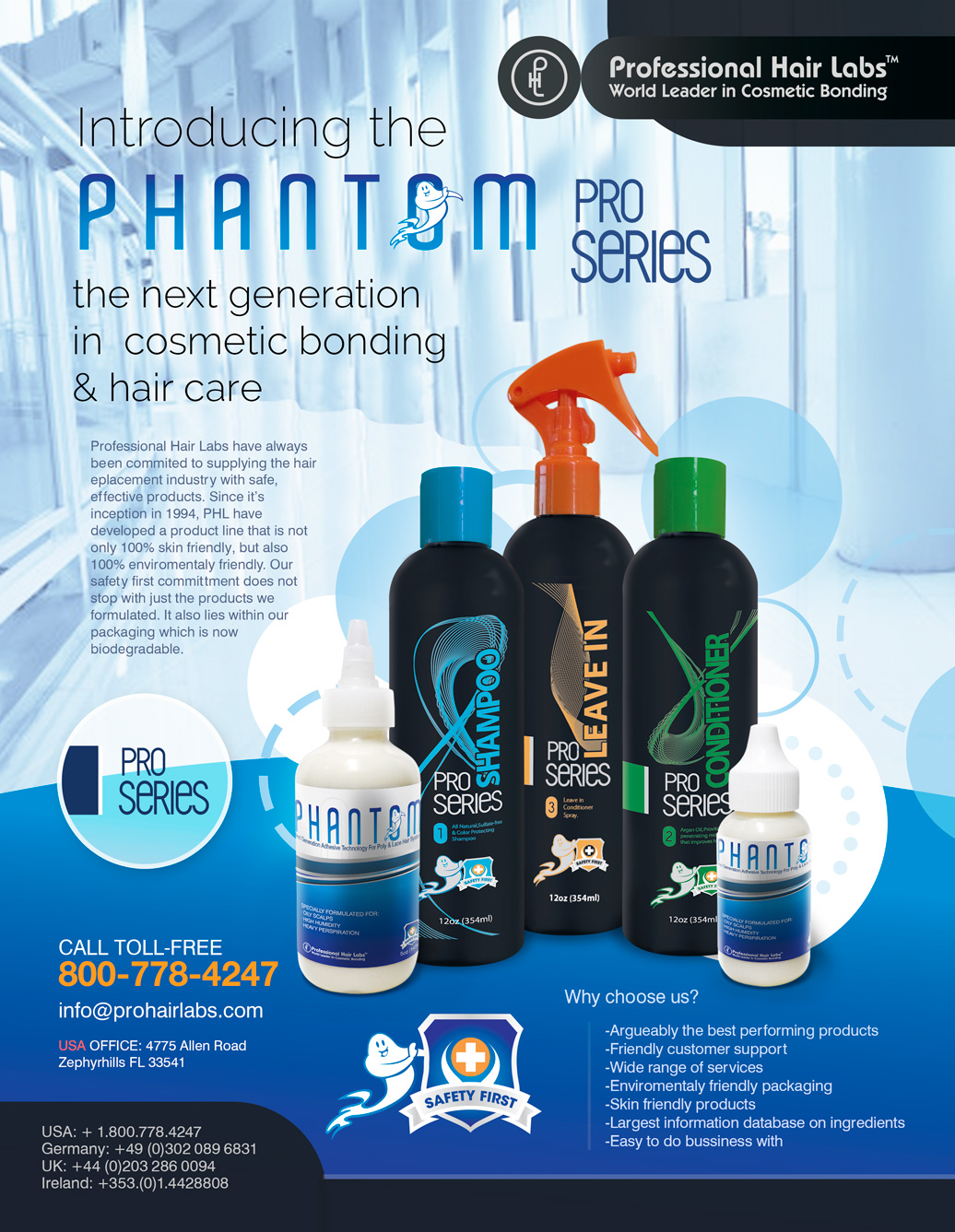 Advertisement Design by Juan Bigotes for Professional Hair Labs | Design: #3186656