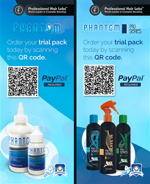 Advertisement Design by Juan Bigotes for Professional Hair Labs | Design: #3198486