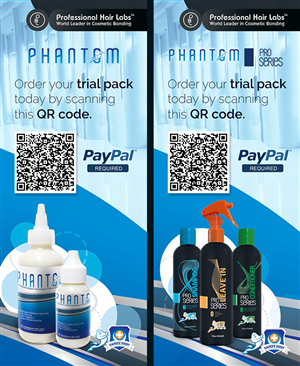 Advertisement Design by Juan Bigotes for Professional Hair Labs | Design: #3203394