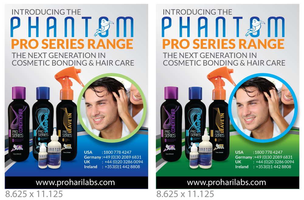 Advertisement Design by JCR for Professional Hair Labs | Design #3191422