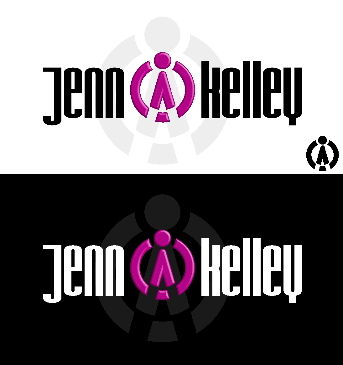 Logo Design by Perkins Design Studio for JennKelley.com | Design #84804