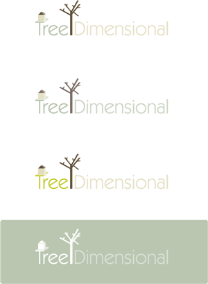 Logo Design by Meytar for Tree Dimensional | Design: #3163730