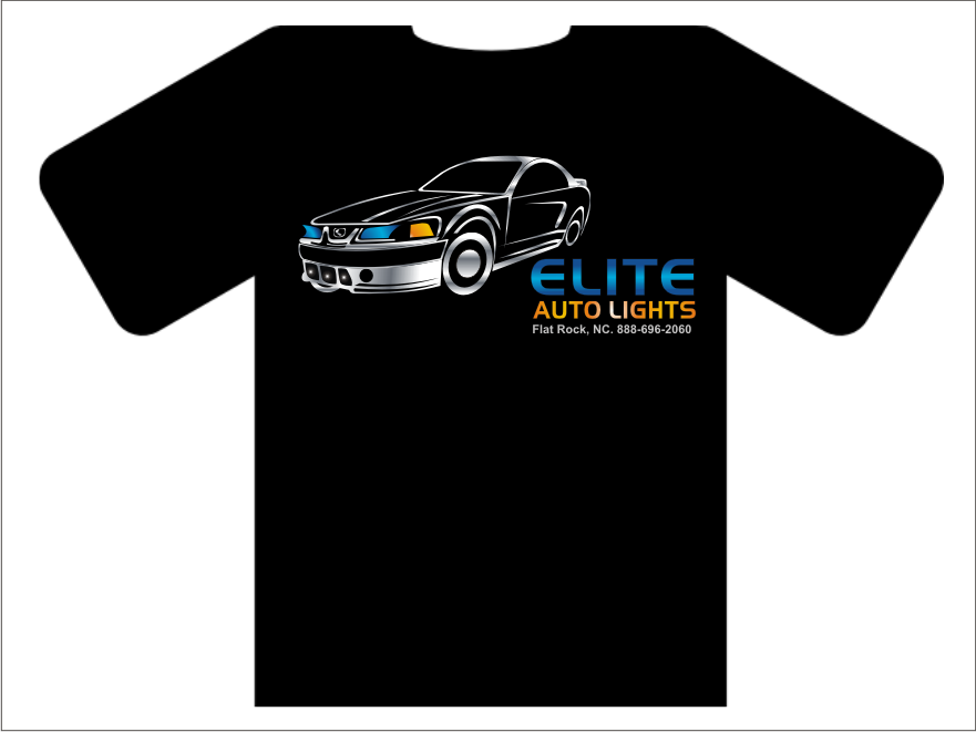 T-shirt Design by Blueberry for Elite Auto Lights | Design #835883